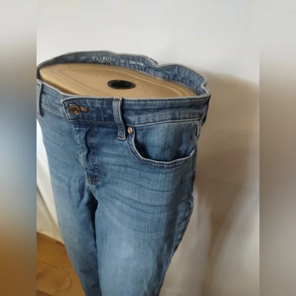 Talbots Flawless Slim Ankle Jeans Women’s Size 10 Blue Stretch Denim - Picture 5 of 7